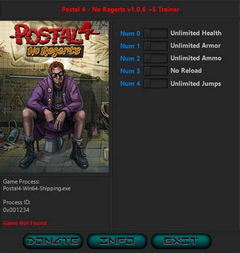 Postal 4: No Regerts v1.0.1.0 (+5 Trainer) [iNvIcTUs oRCuS].